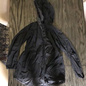 Lululemon reversible peplum rain jacket